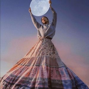 NWT Spell & the Gypsy Portobello Road Maxi Skirt. Lavender